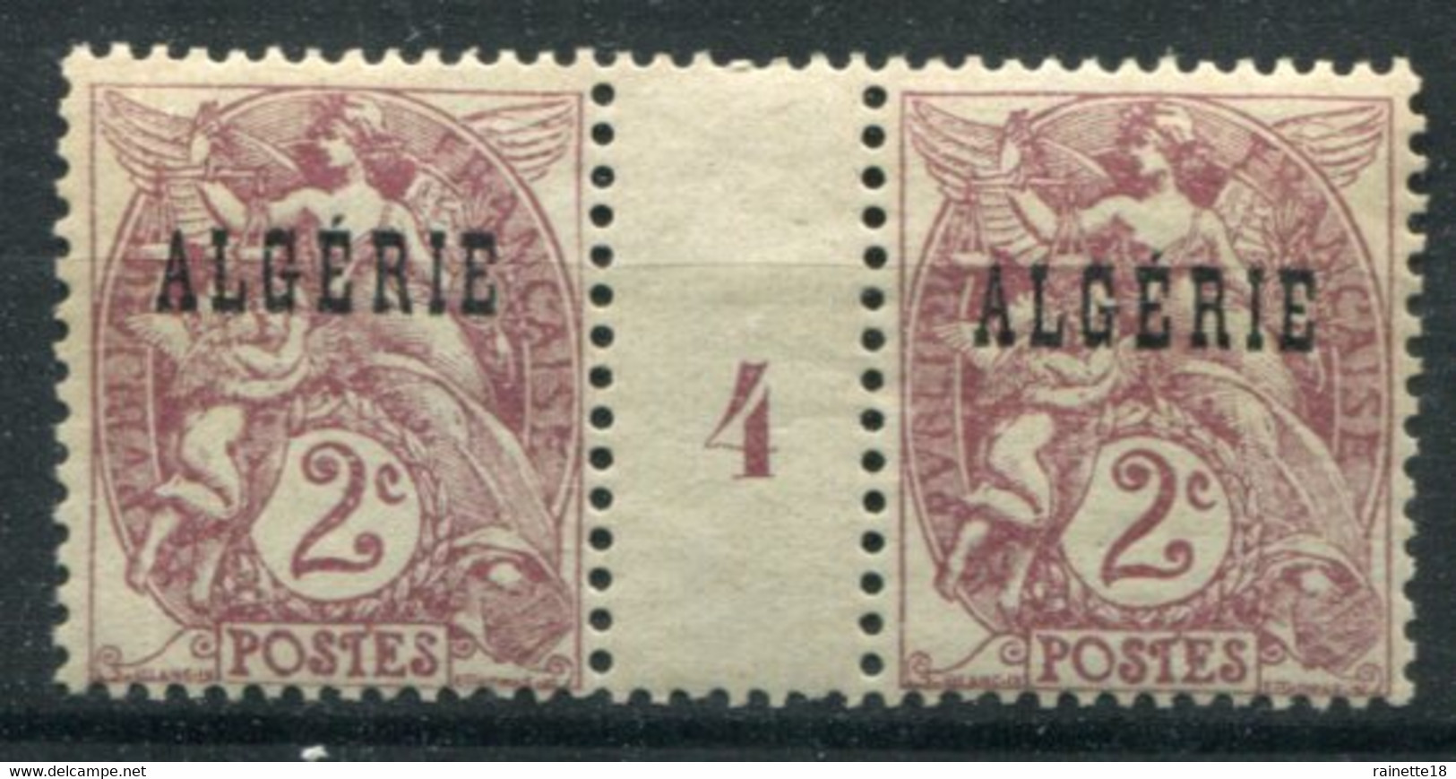 Algérie                5 *  En Paire Millesime 4 - Unused Stamps