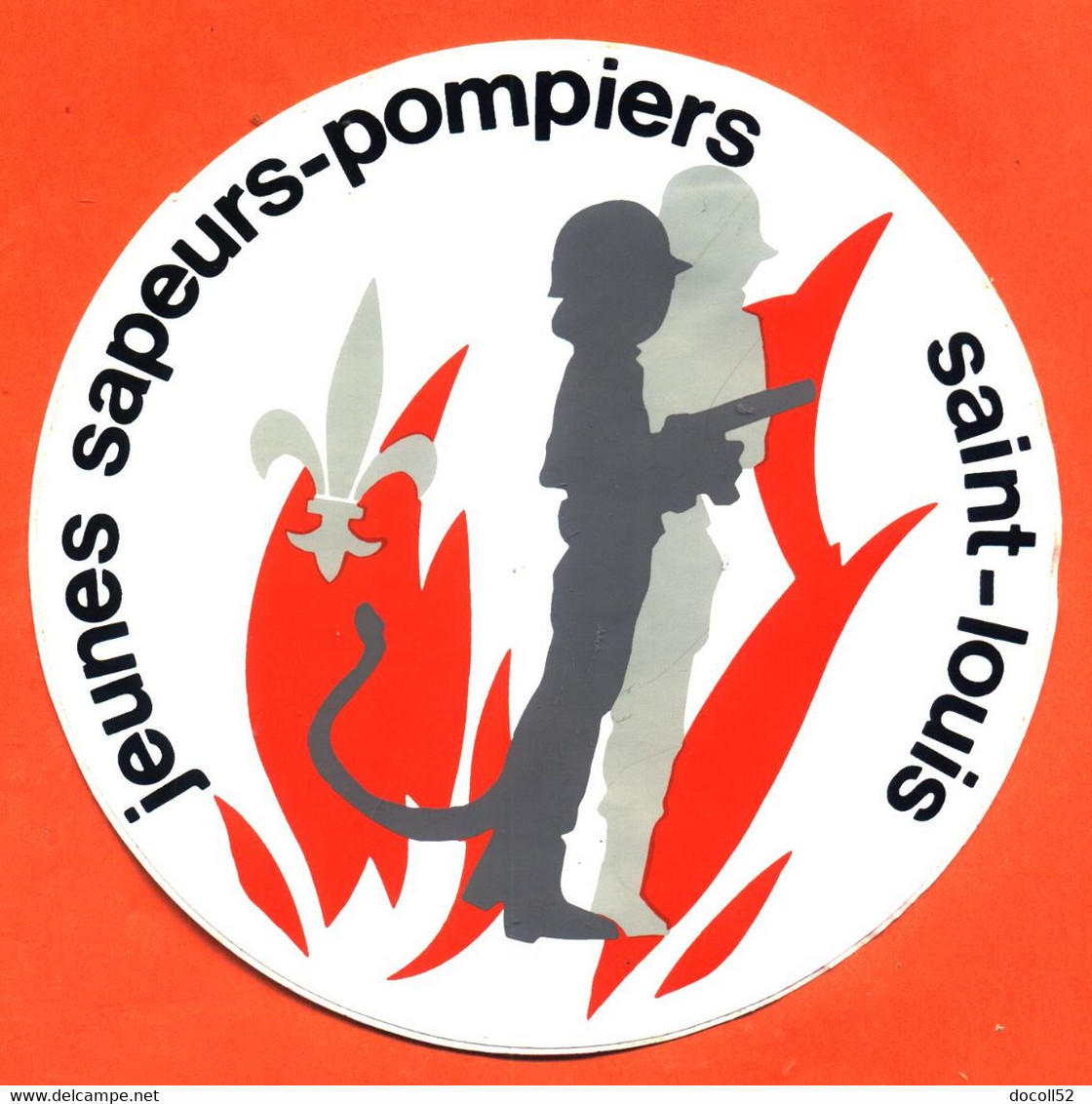 Autocollant Sticker Jeunes Sapeurs Pompiers De Saint Louis - Voir état - Stickers