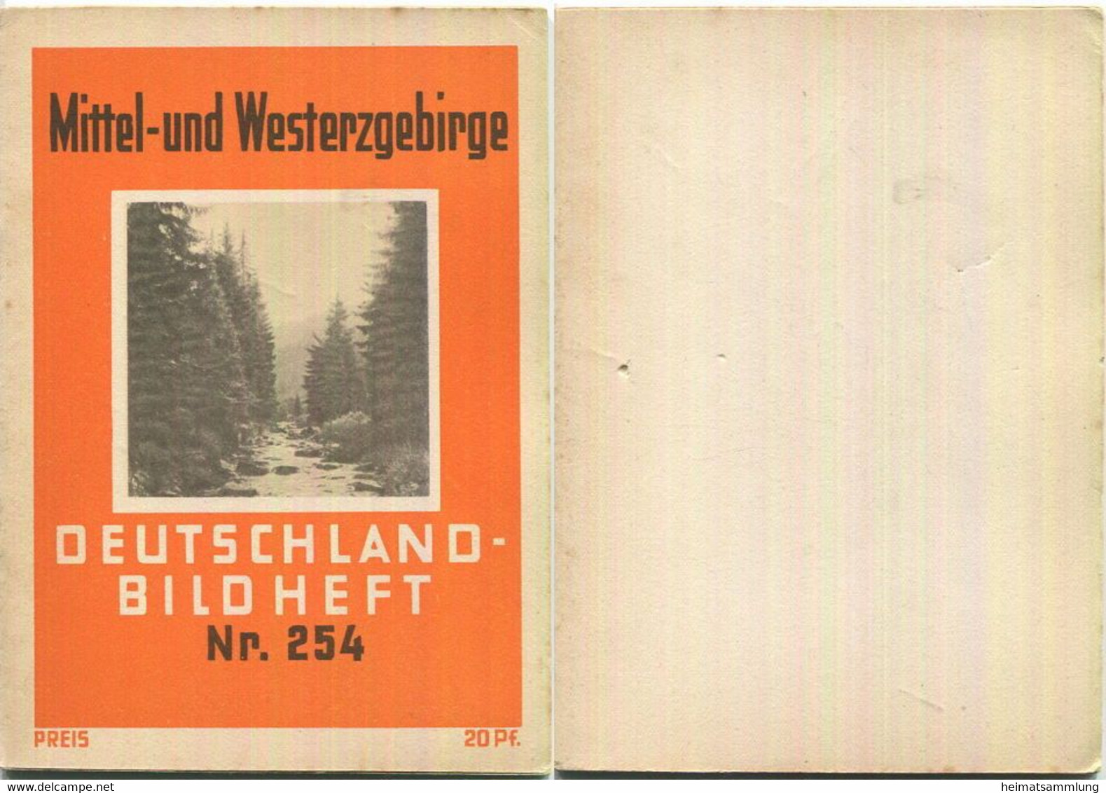 Nr. 254 Deutschland-Bildheft - Mittel- Und Westerzgebirge - Otros & Sin Clasificación