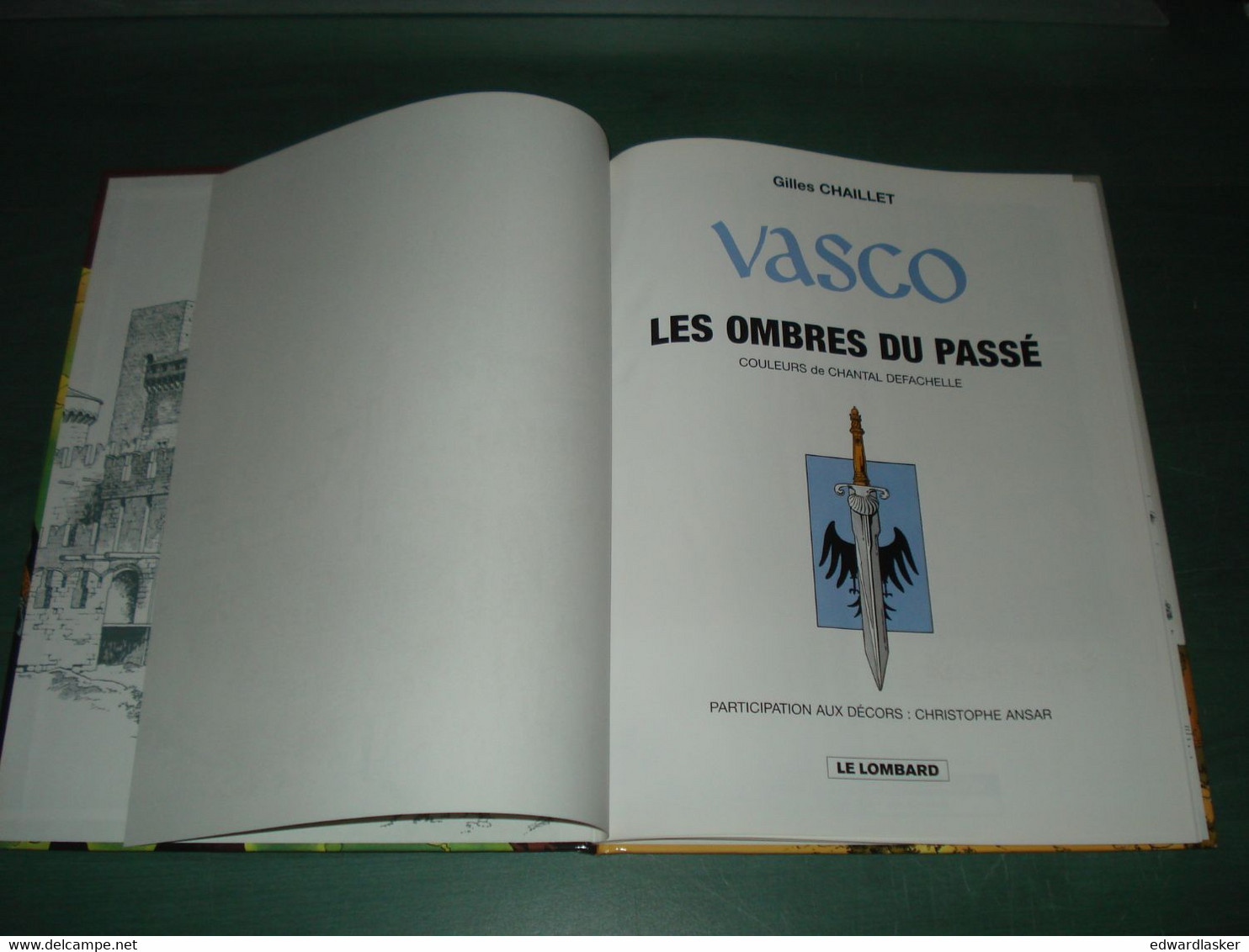 VASCO 19 : Les Ombres Du Passé /Gilles Chaillet - EO Lombard Mai 2001 - Vasco