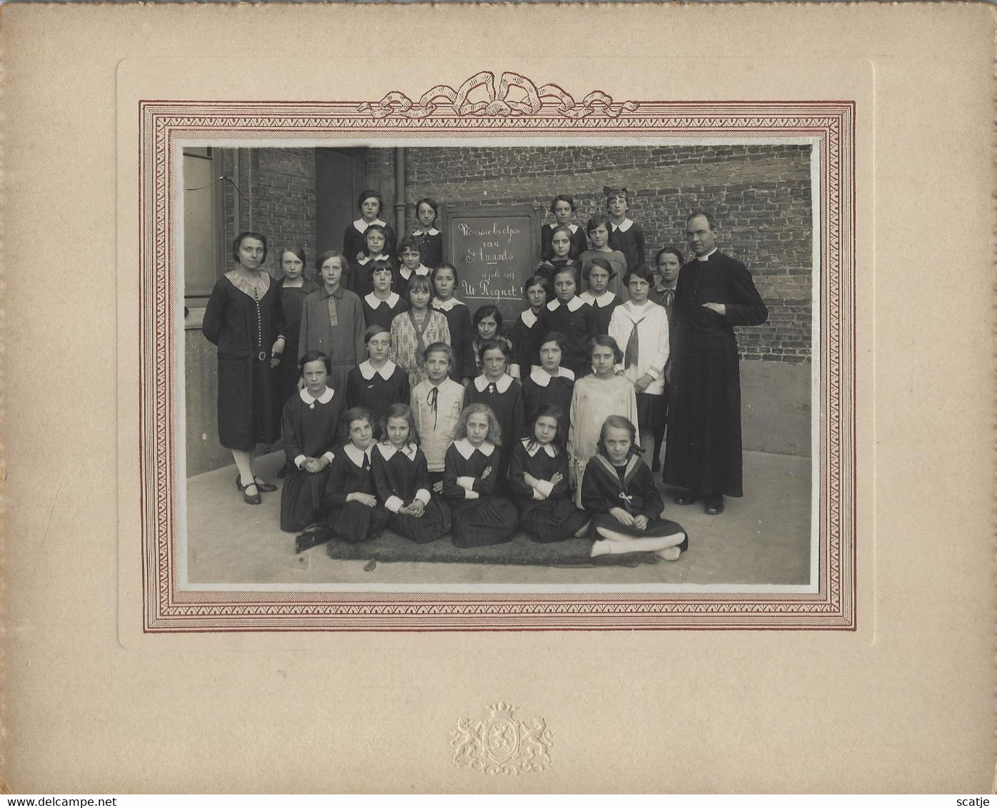 St. Amands - Klasfoto - Missiebietjes Van    11 Juli 1927  - Ut Regnet! - Photo (27 X 22)Cm -  Doossche   Merxem - Sint-Amands