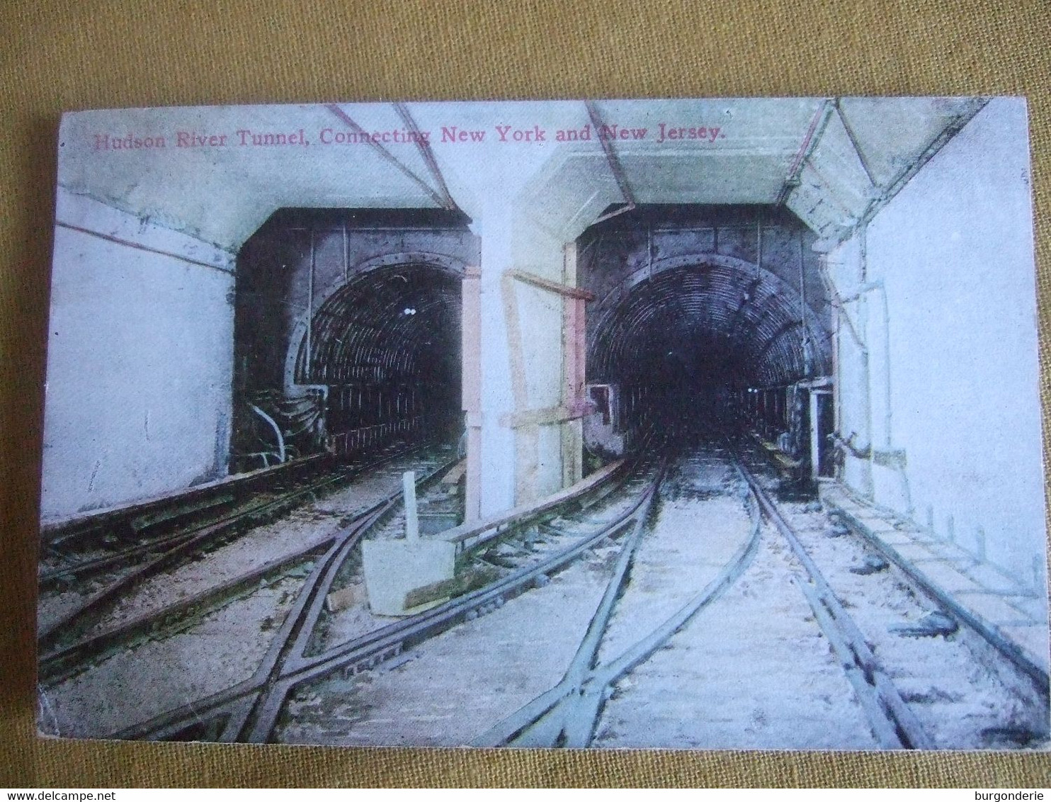HUDSON RIVER TUNNEL / CONNECTION NEW YORK AND NEW JERSEY / 1911 - Ponts & Tunnels