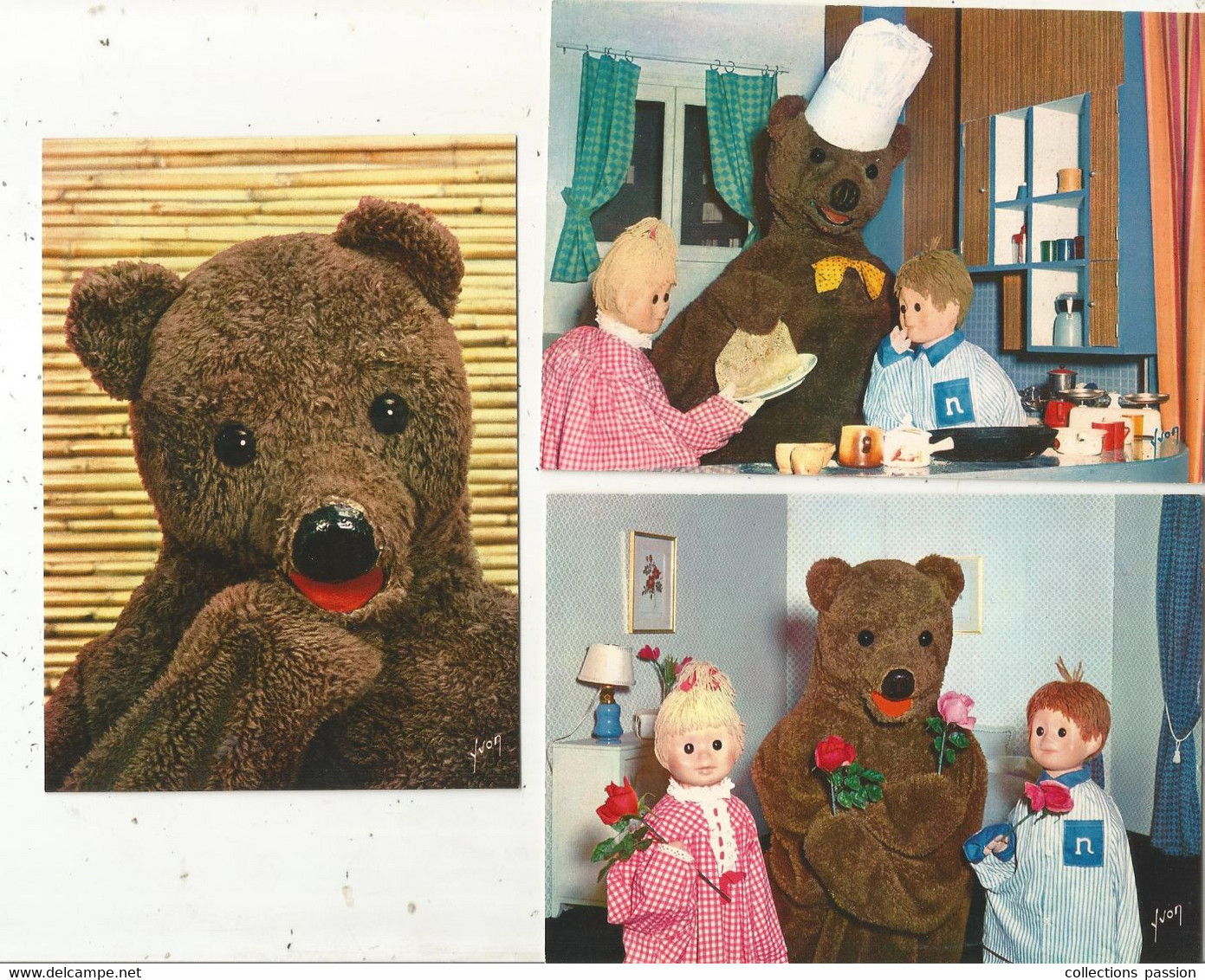 Cp , Télévision, ORTF , NOUNOURS ,NICOLAS ET PIMPRENELLE ,ed. Yvon, LOT DE 13 CARTES POSTALES - 5 - 99 Karten