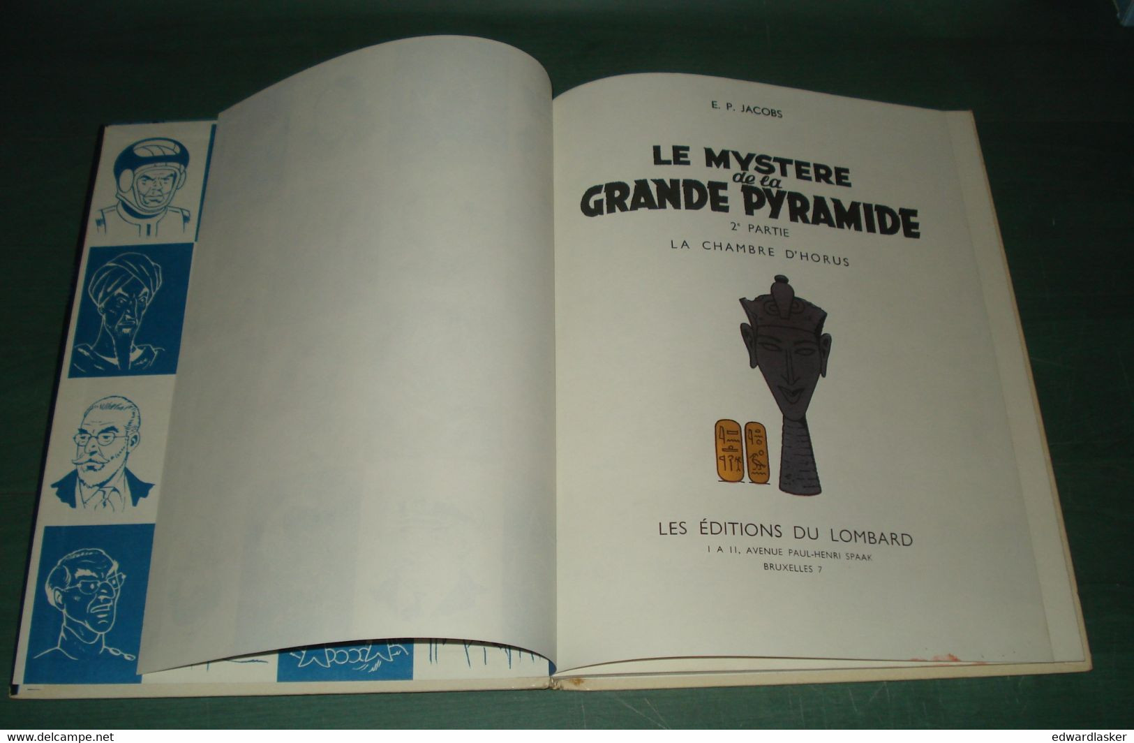 BLAKE et MORTIMER : Le Mystère de la Grande Pyramide /Jacobs - tome 1 et 2 - 1969