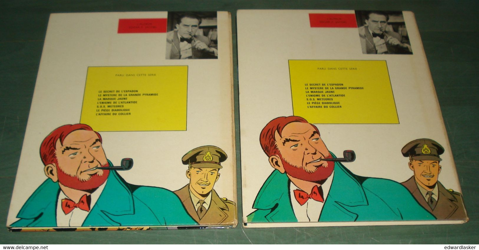 BLAKE et MORTIMER : Le Mystère de la Grande Pyramide /Jacobs - tome 1 et 2 - 1969