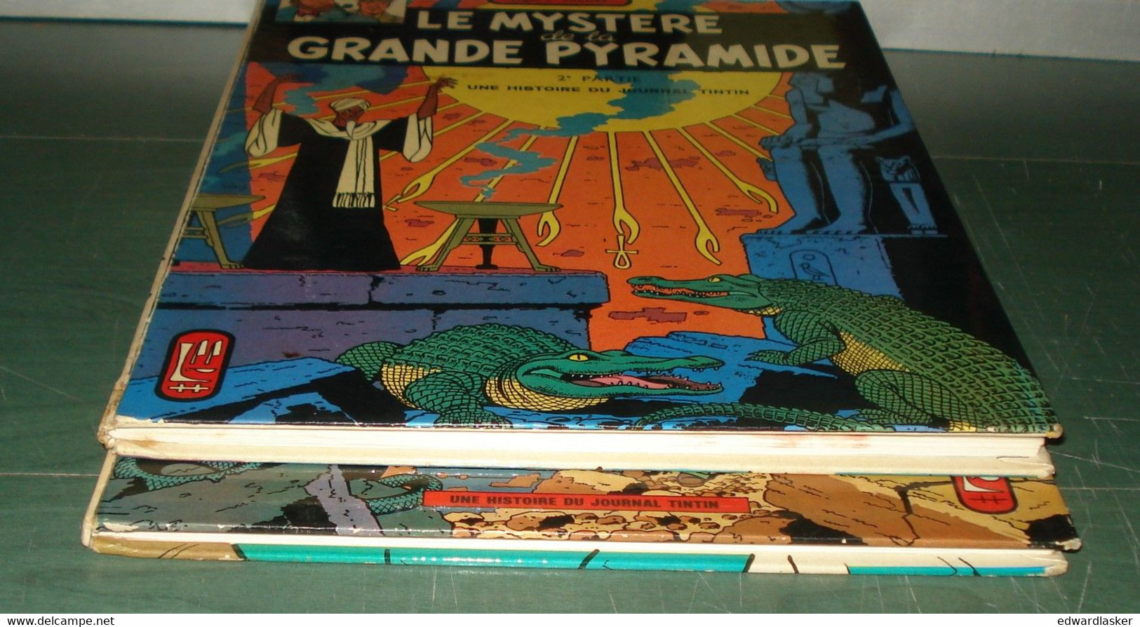 BLAKE et MORTIMER : Le Mystère de la Grande Pyramide /Jacobs - tome 1 et 2 - 1969