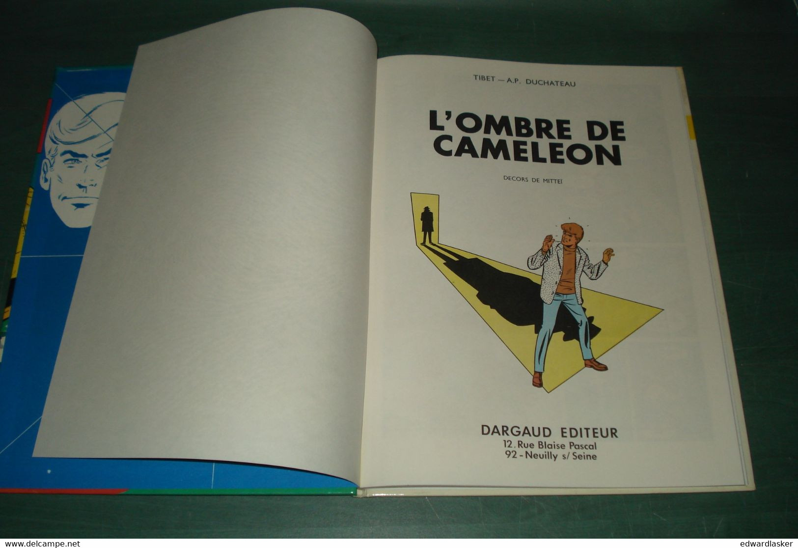 RIC HOCHET 4 : L'Ombre De Caméléon //Tibet Duchateau - Dargaud - Réédition 1978 - Ric Hochet