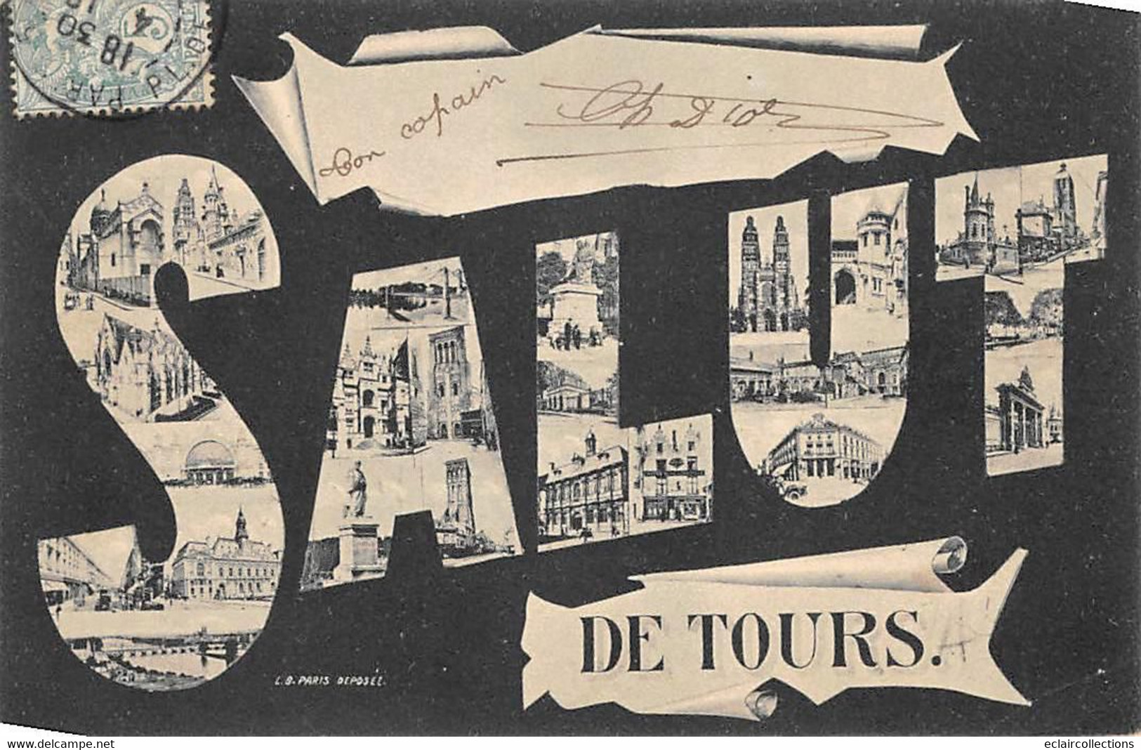 Tours       37         Divers Fantaisie:  Salut De Tours      (voir Scan) - Tours