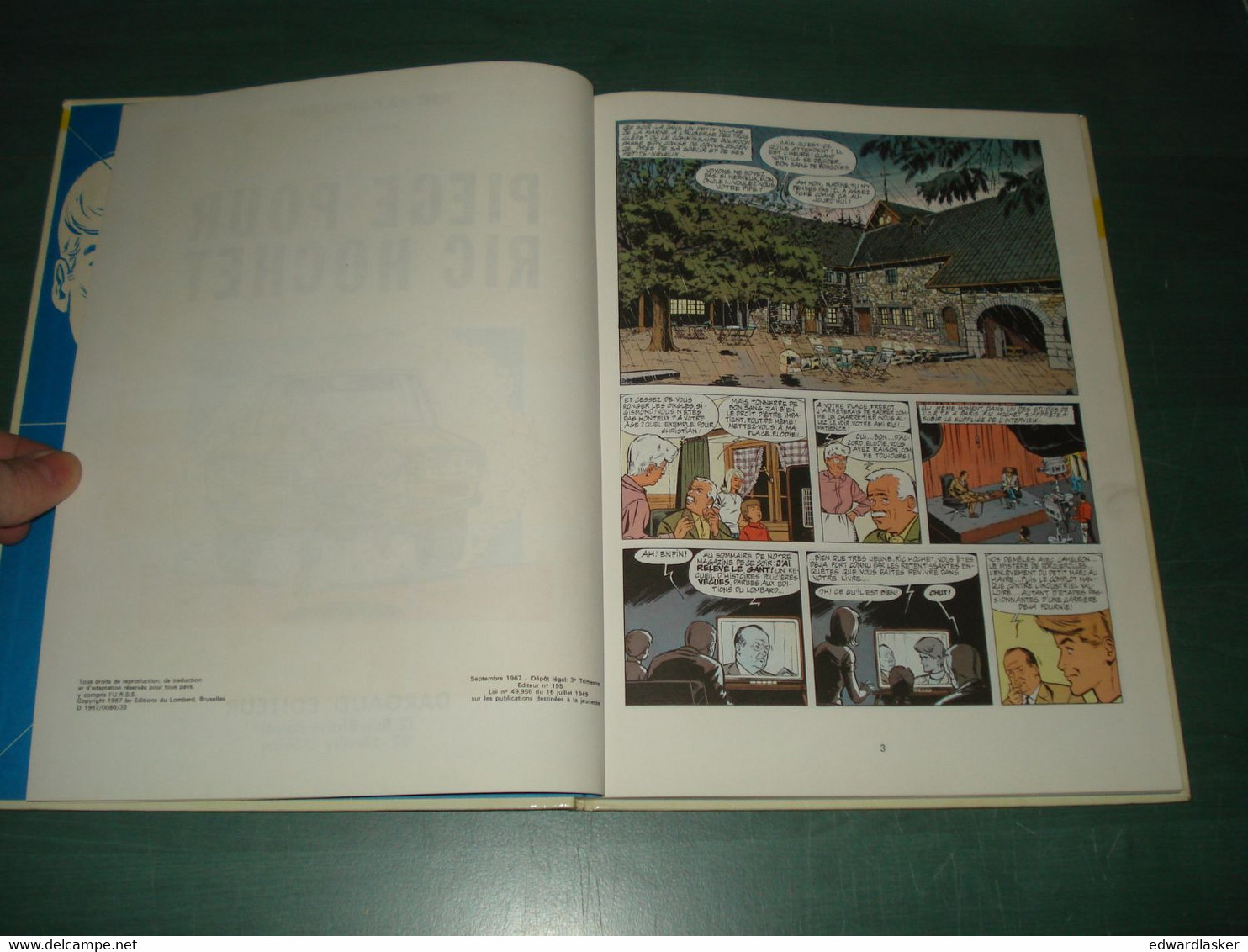 RIC HOCHET 5 : Piège Pour Ric Hochet /Tibet Duchateau - 2e édition 1974 - Ric Hochet