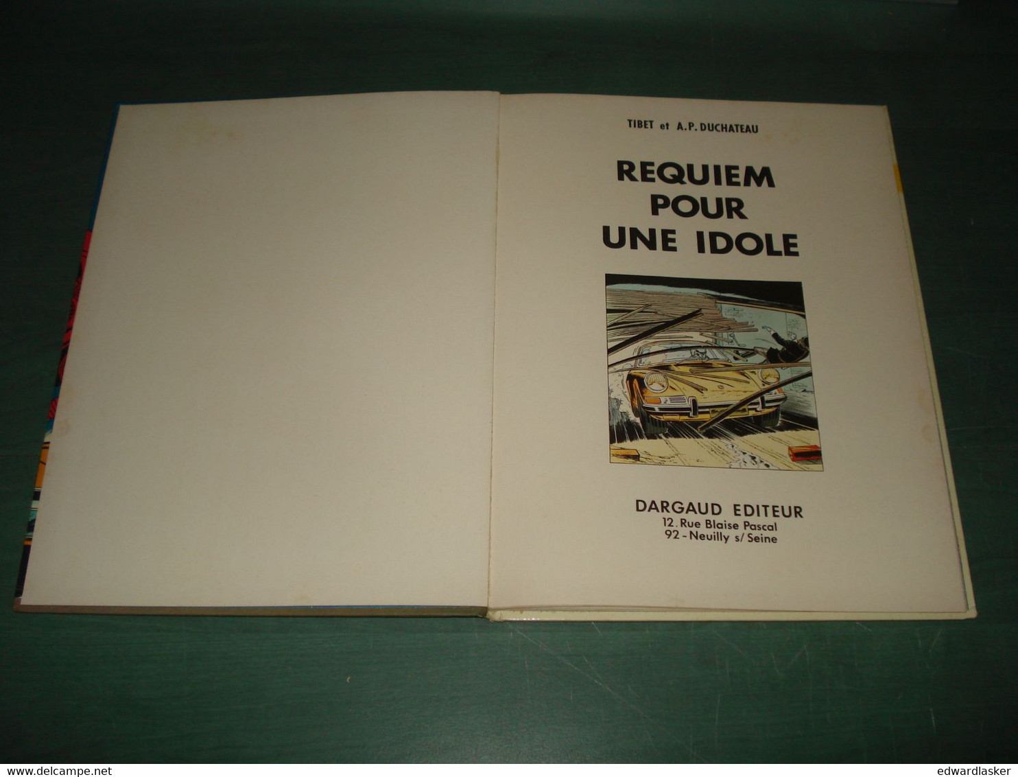 RIC HOCHET 16 : Requiem Pour Une Idole //Tibet Duchateau - Dargaud - EO 1973 - Ric Hochet