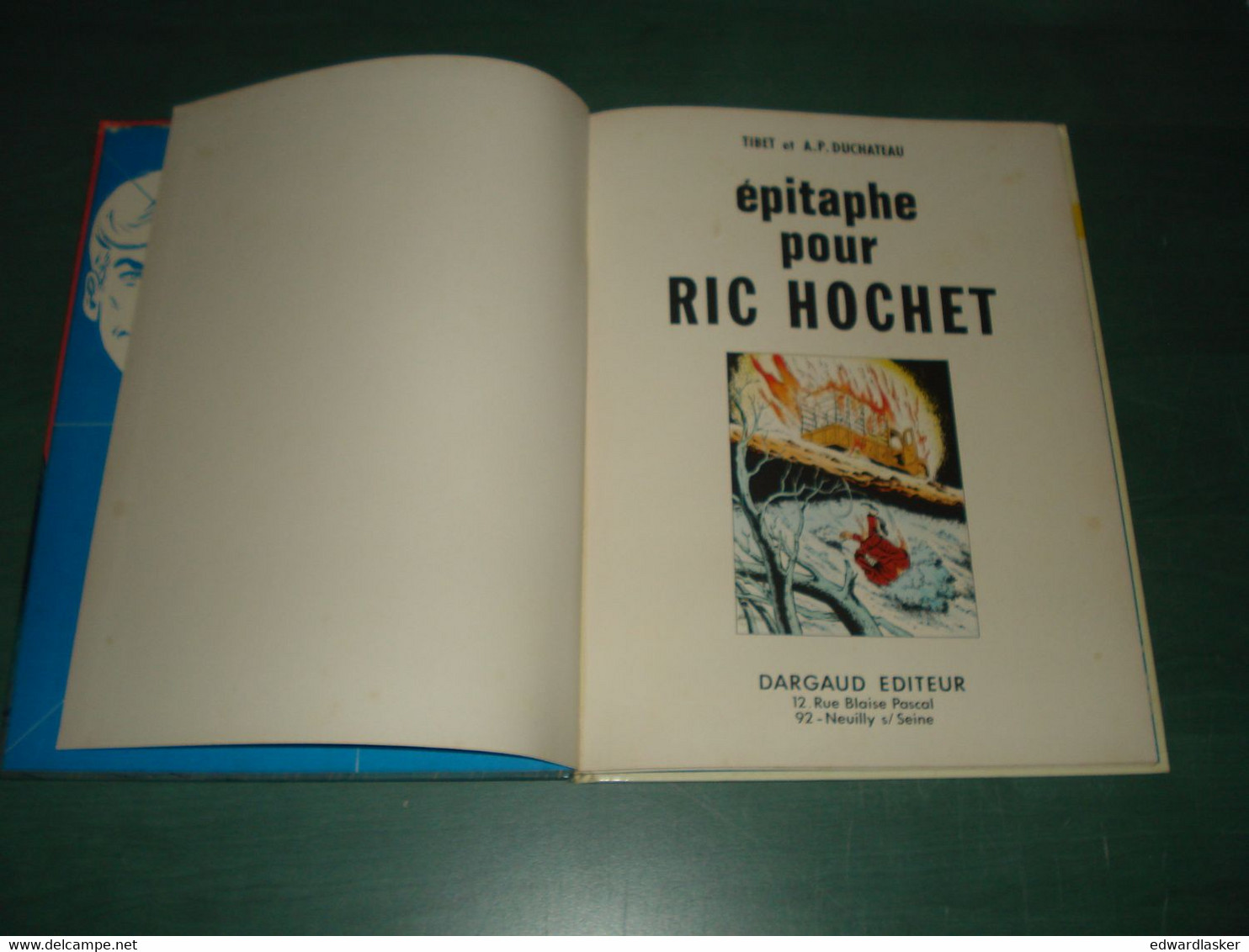 RIC HOCHET 17 : Epitaphe Pour Ric Hochet //Tibet Duchateau - Dargaud - EO 1973 - Ric Hochet