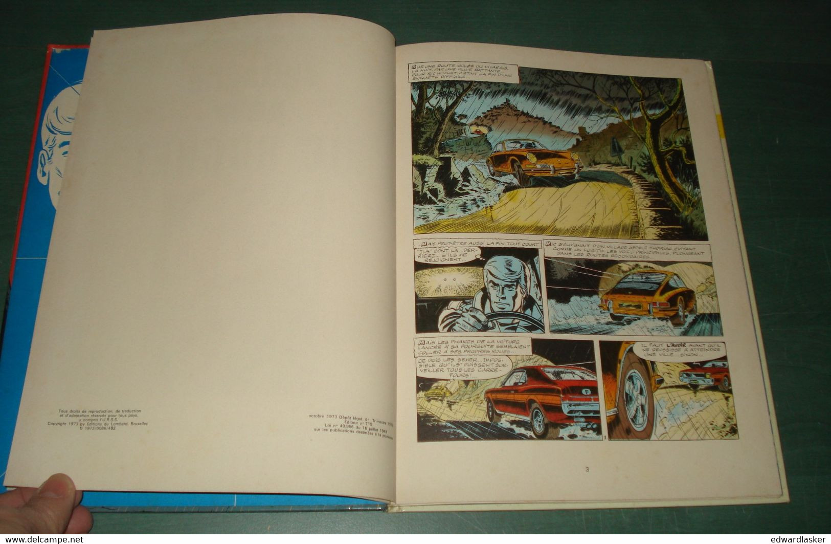 RIC HOCHET 17 : Epitaphe Pour Ric Hochet //Tibet Duchateau - Dargaud - EO 1973 - Ric Hochet