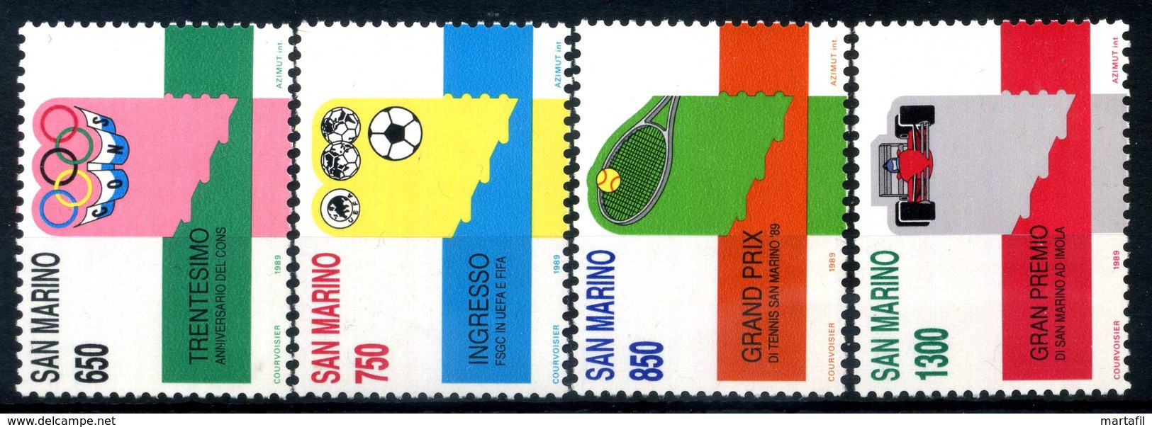 1989 SAN MARINO SET MNH ** - Unused Stamps