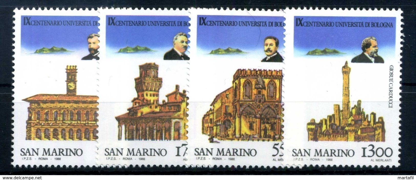 1988 SAN MARINO SET MNH ** - Unused Stamps