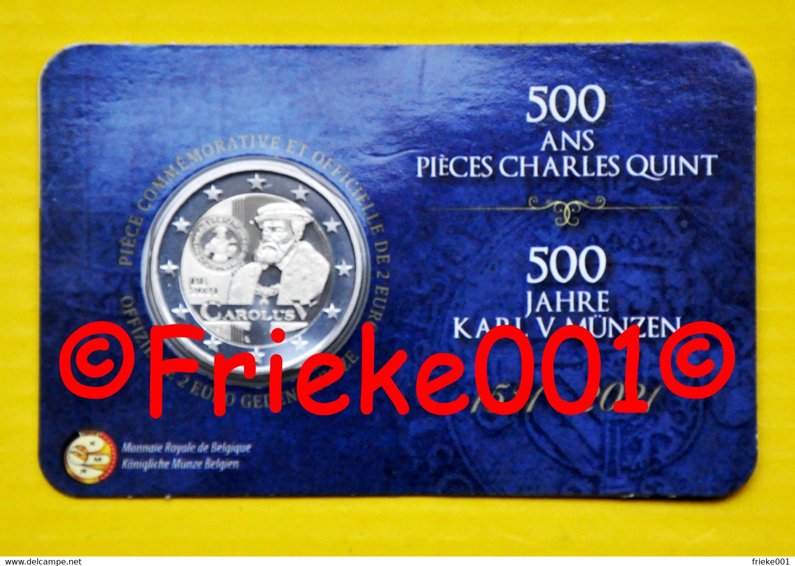 België - Belgique - 2 Euro 2021 Comm In Blister.(Carolus) - Belgien