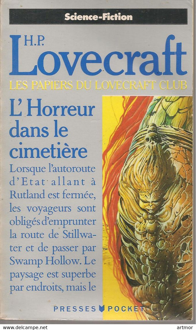 PRESSES POCKET N°5311  - LOVECRAFT -  L' HORREUR DANS LE CIMETIERE  -  REED 1989 - Presses Pocket