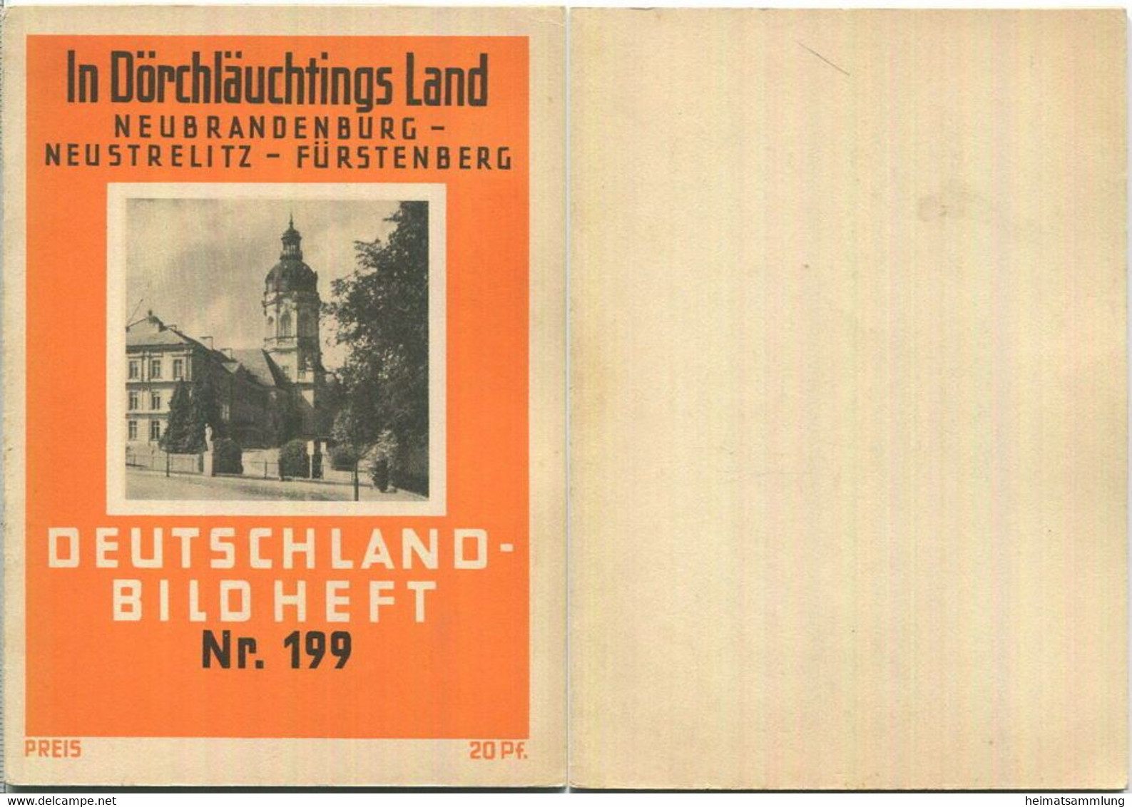 Nr. 199 Deutschland-Bildheft - In Dörchläuchtings Land - Neubrandenburg - Neustrelitz - Fürstenberg - Altri & Non Classificati