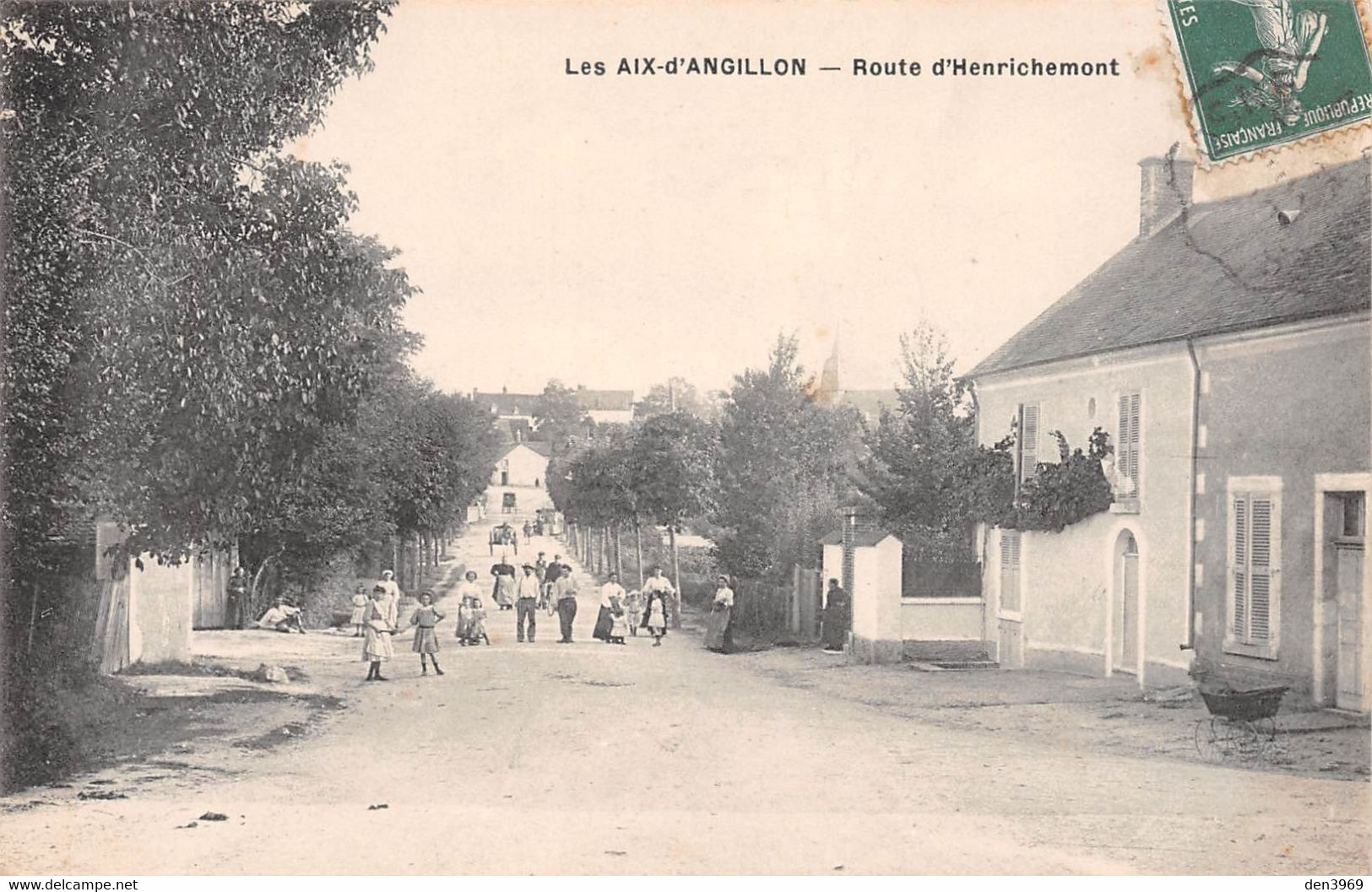 Les AIX-d'ANGILLON - Route D'Henrichemont - Les Aix-d'Angillon