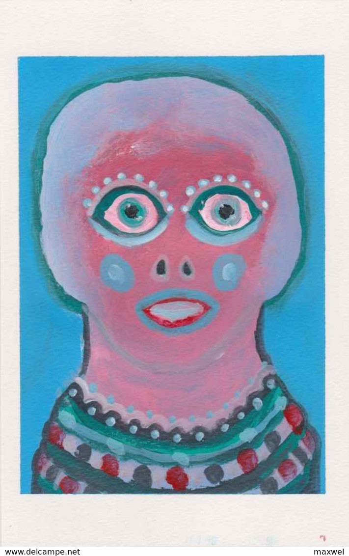 Pei 2308 ERGON - Visage - Tête - Illustrateur - Illustrateurs - Peintre - Peinture Acrylique - Acrilici