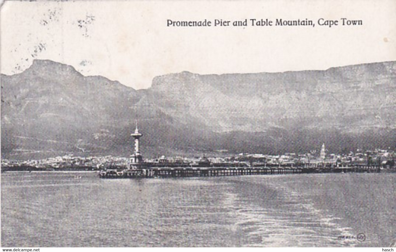 253685Cape Town, Promenade Pier And Table Mountain. – 1926.(see Corners) - Sud Africa