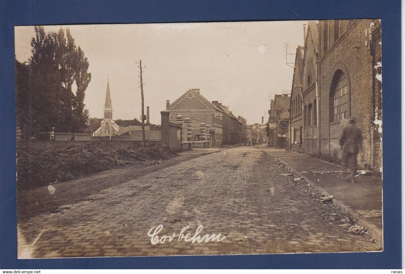 CPA [62] Pas De Calais Corbehem Carte Photo Voir Dos - Other & Unclassified