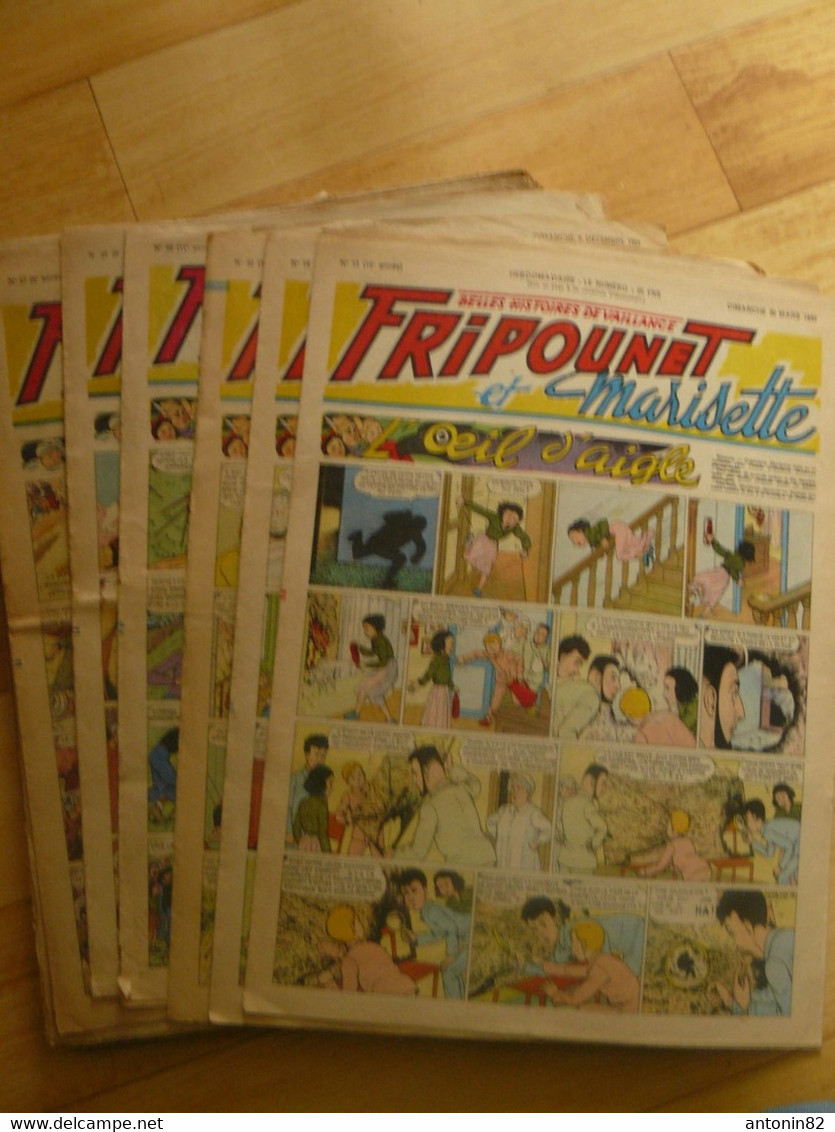 Lot De 49 Fripounet Et Marisette  (1947-48-49-50-52-55-57) - Fripounet