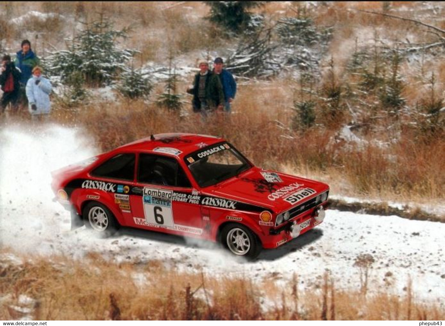 Ford Escort MKII - Roger Clark/S. Pegg - 1st RAC Rally 1976 #6 - Troféu - Trofeu