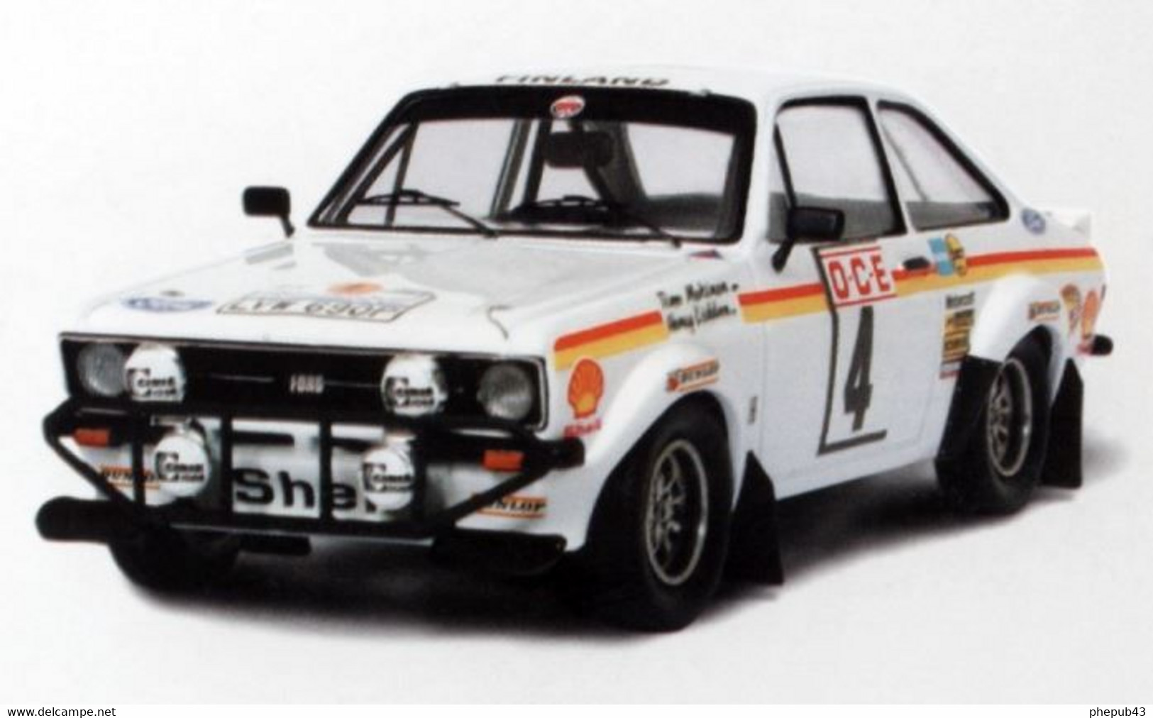 Ford Escort MKII - T. Makinen/H. Liddon - Rally Maroc 1976 #4 - Troféu - Trofeu