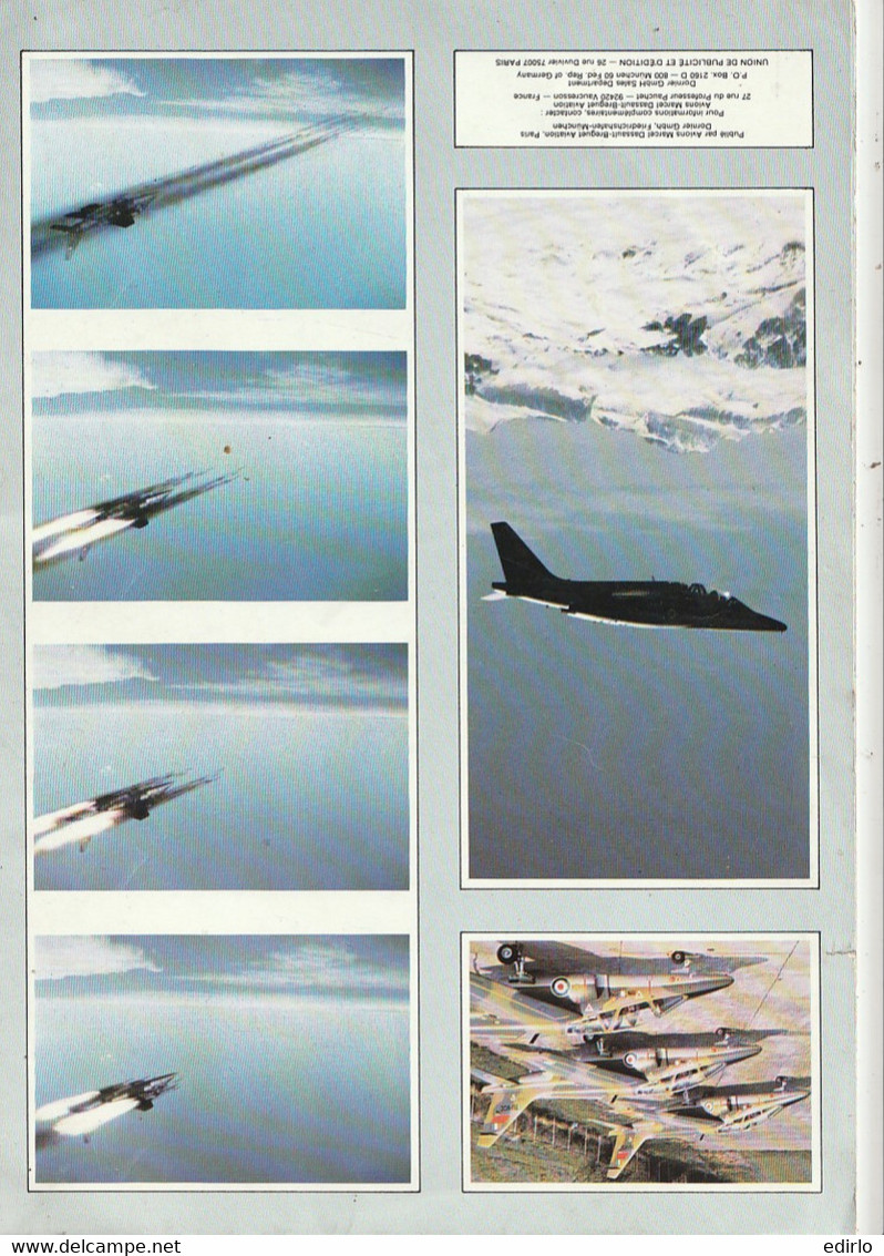 ***  AVIATION  ***   Calendrier DASSAULT Breguet Aviation 1981 - Pubblicità