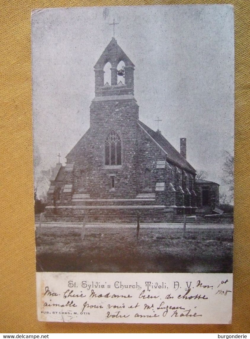 ST SYLVIA ' S CHURCH , TIVOLI / BELLE CARTE 1908 - Églises