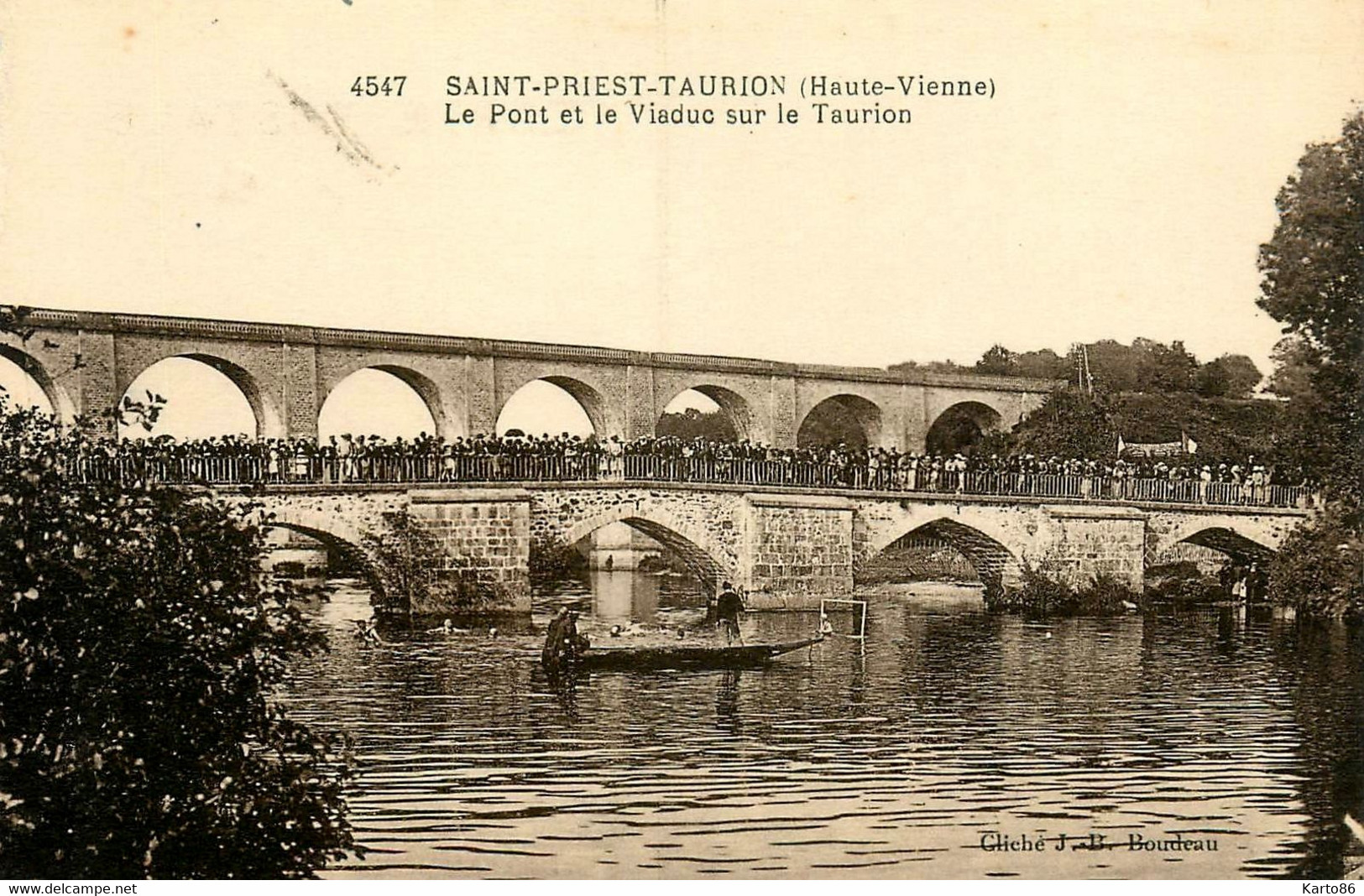 St Priest Taurion * Un Match De Waterpolo Water Polo * Le Pont Et Le Viaduc Sur La Taurion * Sport Sports - Saint Priest Taurion