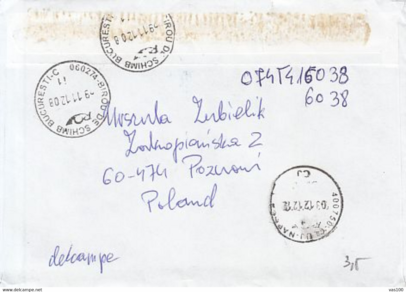 SCULPTURE, ARCHITECTURE, PAINTING, LETTERS, MOZART, STAMPS ON REGISTERED COVER, 2012, POLAND - Brieven En Documenten