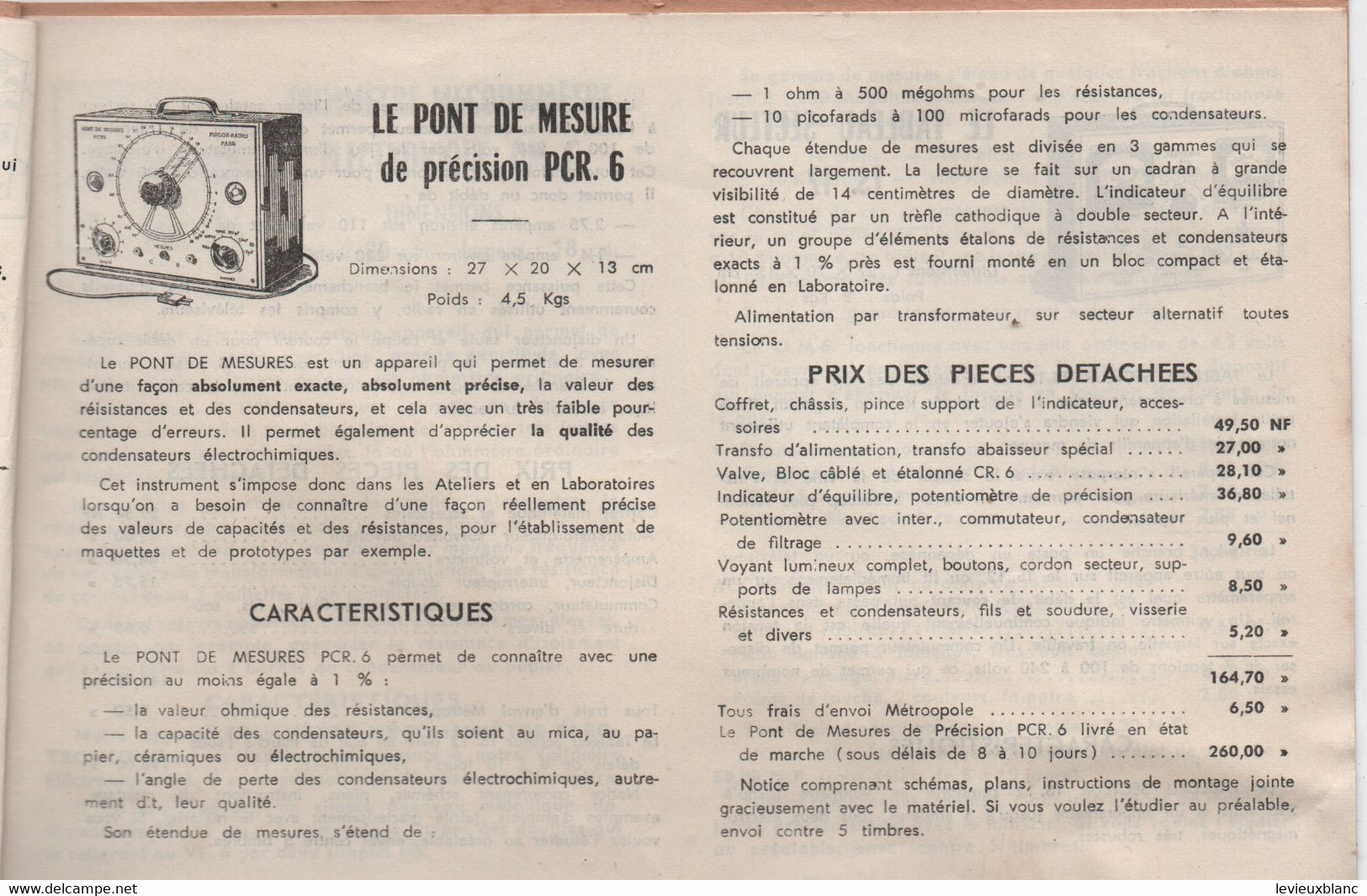 Les Appareils De Mesure En Radio/Ils Sont Maintenant à Votre Portée/L. PERICONE/PERLOR-RADIO/ Paris/Vers 1960     VPN350 - Appareils