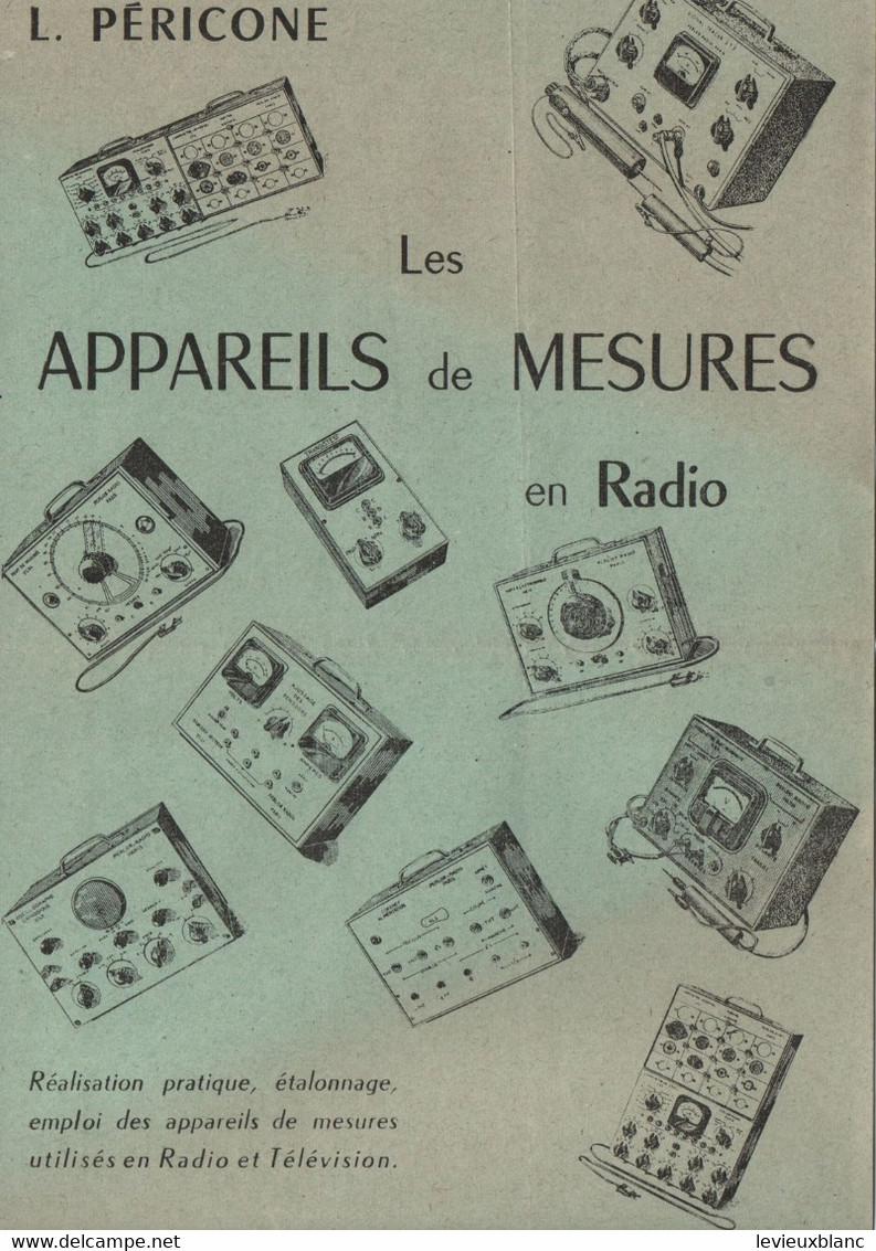 Papillon Publicitaire/ Les Appareils De Mesure En Radio//L. PERICONE/PERLOR-RADIO/ Paris/Vers 1960     VPN351 - Appareils