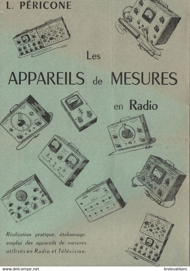 Papillon Publicitaire/ Les Appareils De Mesure En Radio//L. PERICONE/PERLOR-RADIO/ Paris/Vers 1960     VPN351 - Apparecchi