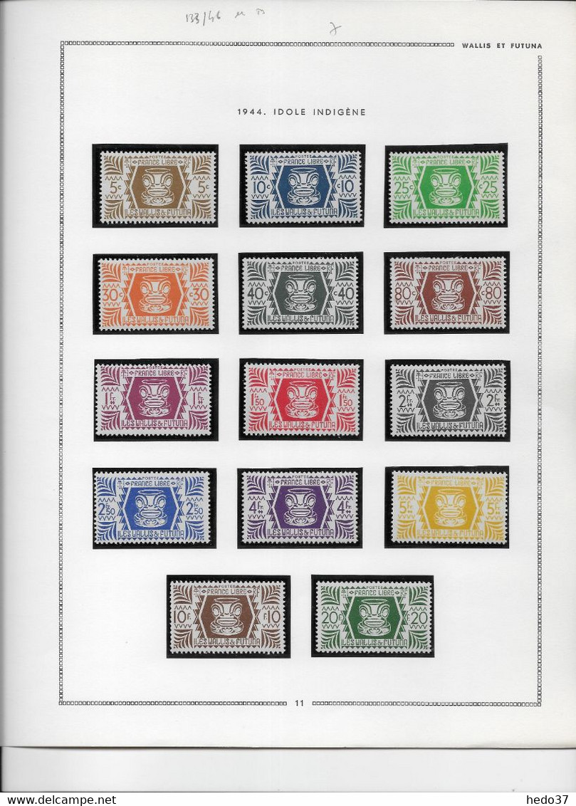 Wallis Et Futuna N°133/146 - Collection Vendue Page Par Page - Neuf ** Sans Charnière - TB - Unused Stamps