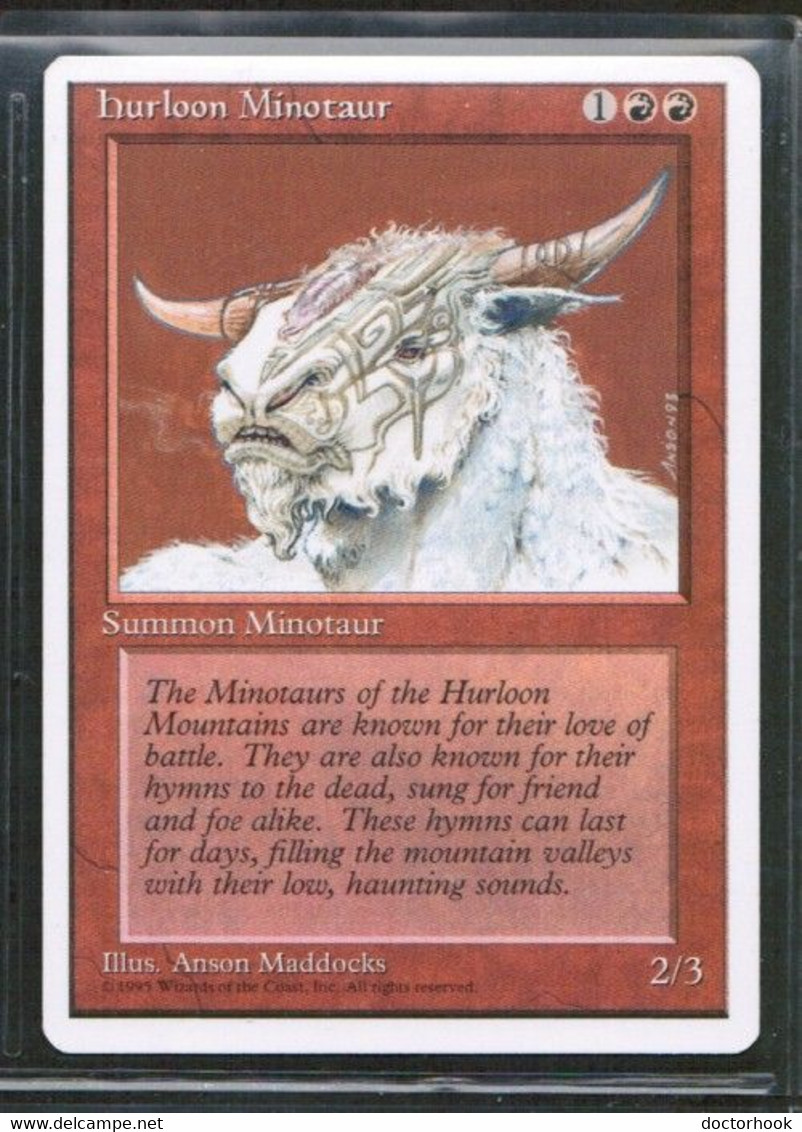 MAGIC The GATHERING  "Hurloon Minotaur"---4th EDITION (MTG--117-3) - Autres & Non Classés