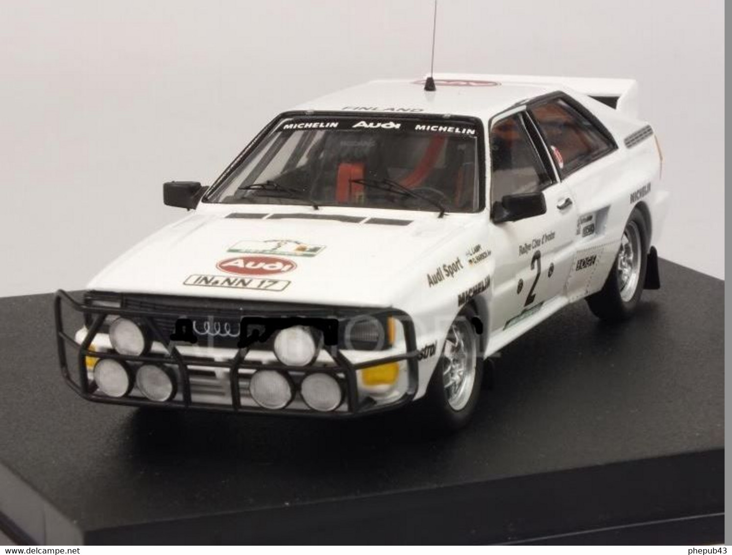 Audi Quattro - L . Lampi/O. Harsch - Bandama 1983 #2 - Troféu - Trofeu