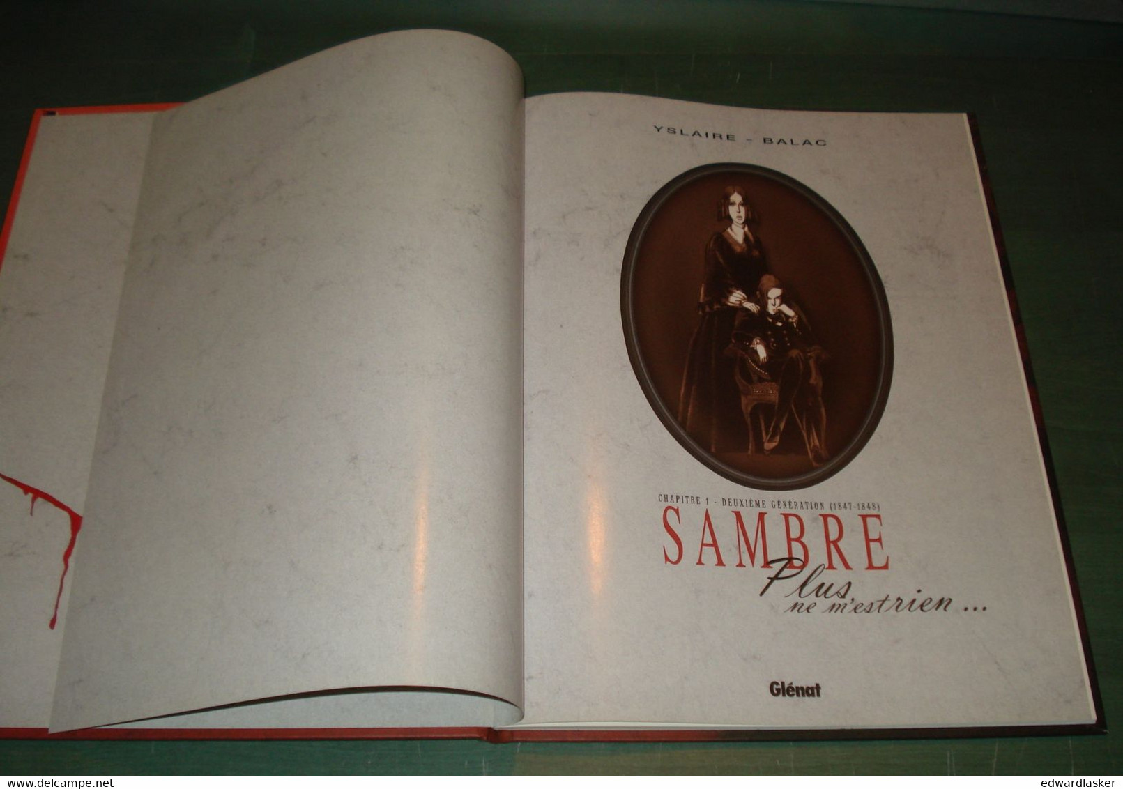 SAMBRE 1 : Plus Ne M'est Rien /Yslaire Balac - Rééd. Glénat 2004 - Sambre