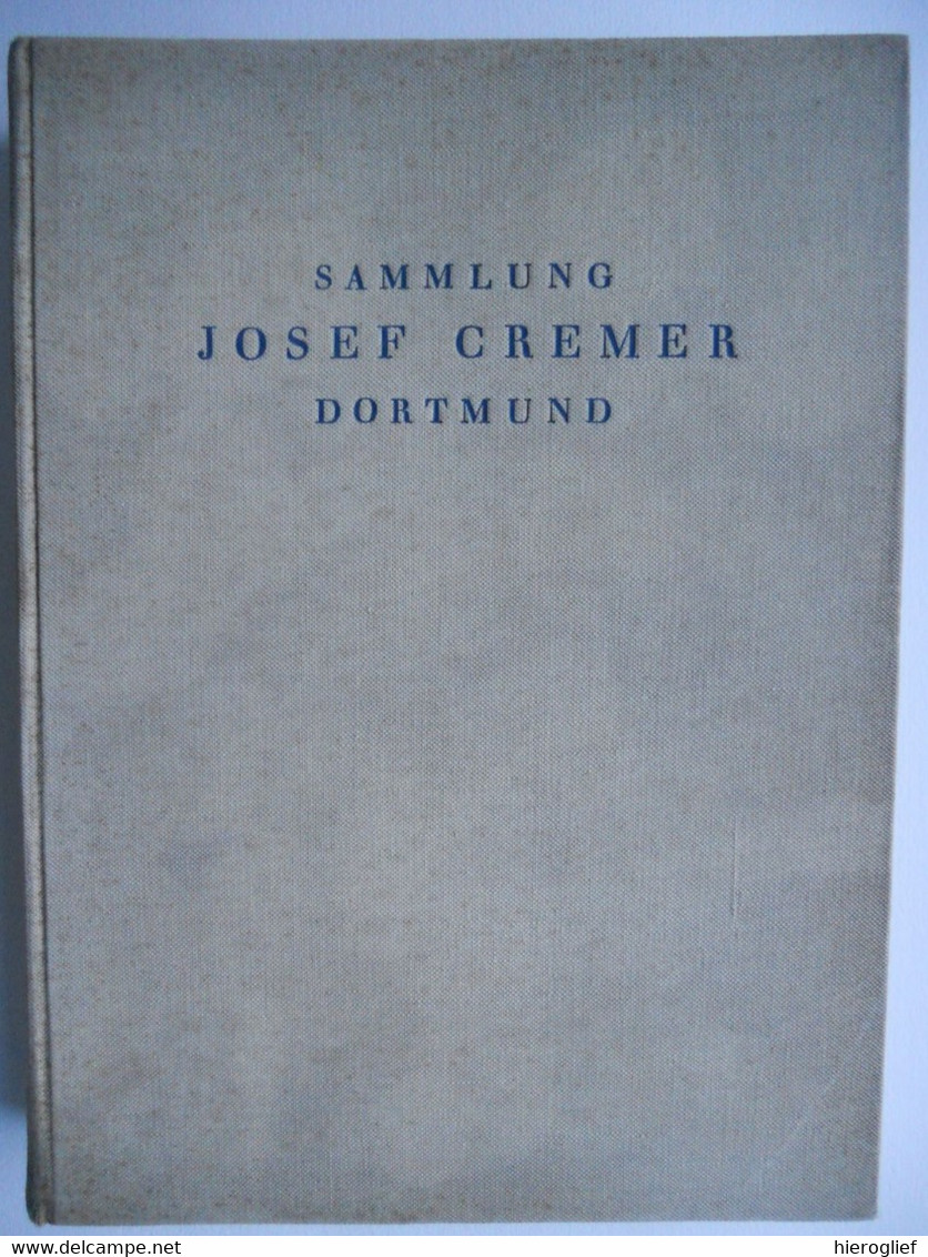 SAMLUNG JOSEF CREMER DORTMUND  1929 Berlin W9 Wertheim Gemälde Flämischer Meister Französichen Schule - Painting & Sculpting