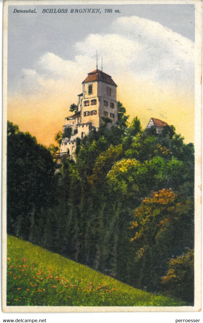 Tuttlingen - Beuron - Donautal.  Schloss Bronnen 1920 , Verlag Sting 54924 - Tuttlingen