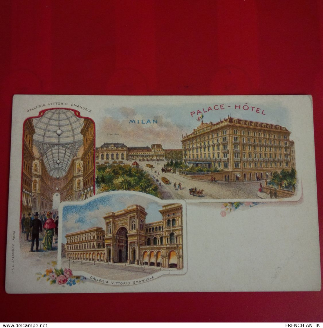 MILAN PALACE HOTEL LITHOGRAPHIE - Milano (Mailand)