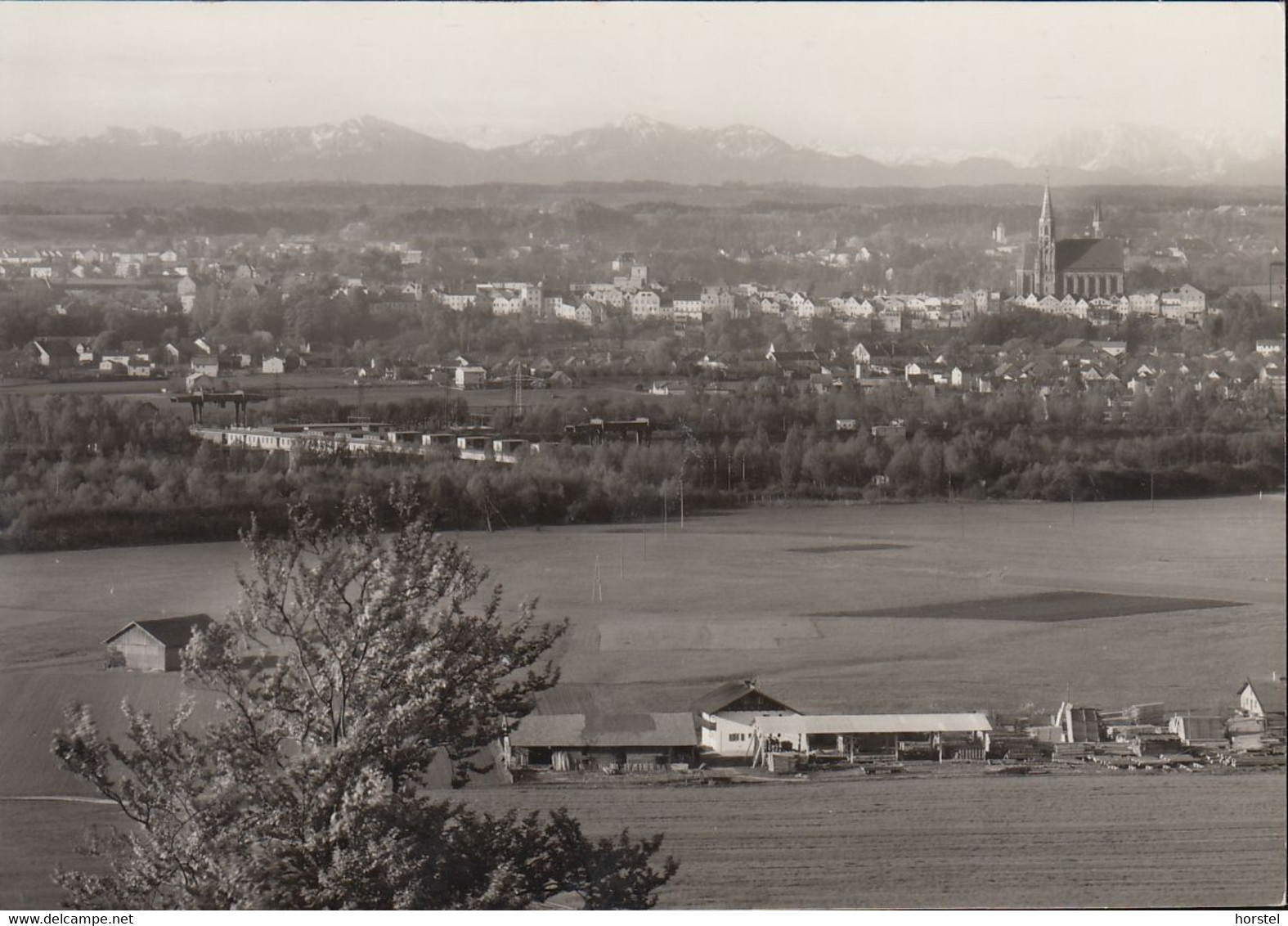 D-84524 Neuötting - Alte Ansicht - Güterbahnhof - Sägewerk - ( Echt Foto) - Neuötting