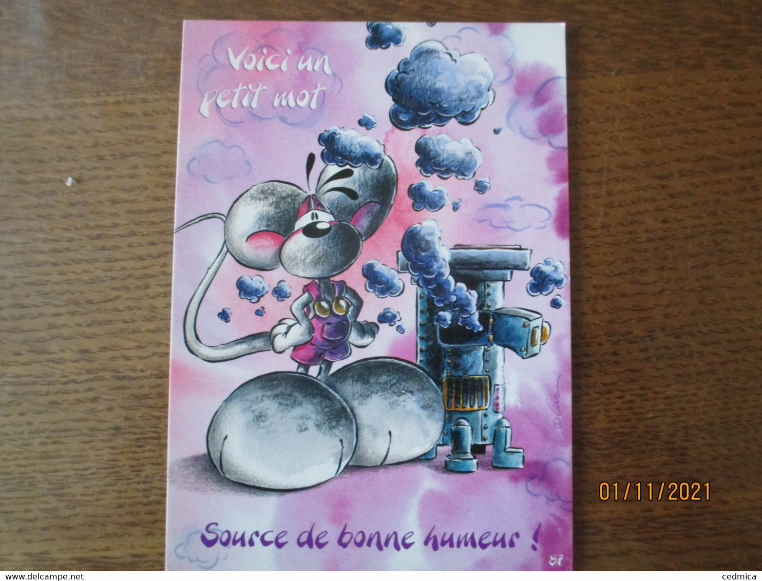 VOICI UN PETIT MOT  SOUCE DE BONNE HUMEUR! CARTE POSTALE 87 - Diddl