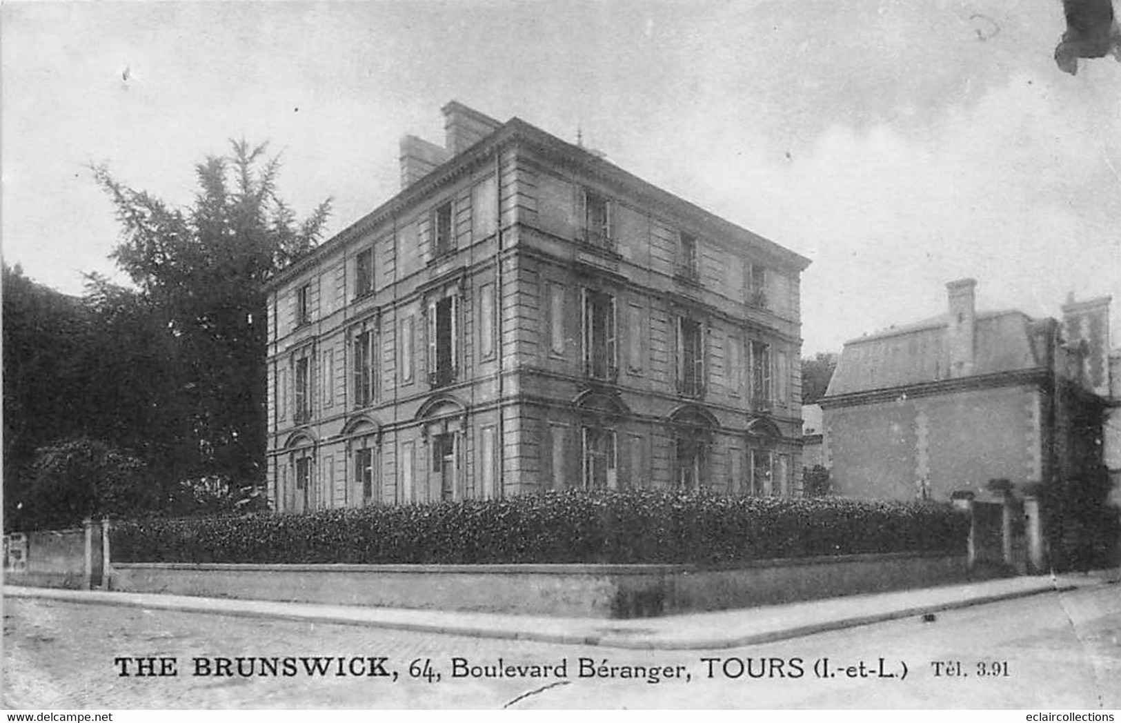 Tours       37          Hôtel  The Brunswick    Bd Béranger     (voir Scan) - Tours