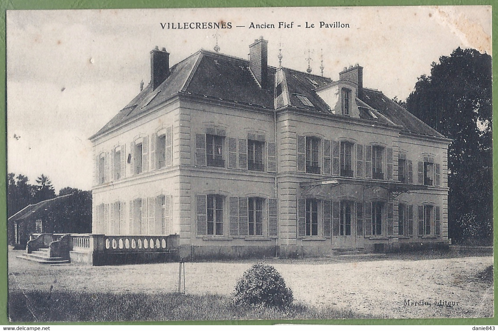 CPA Vue Rare - VAL DE MARNE - VILLECRESNES - ANCIEN FIEF - LE PAVILLON - édition Marcin - Villecresnes