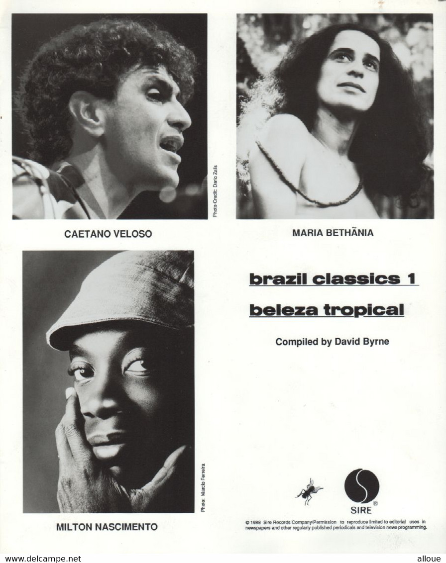 BRAZIL CLASSICS 1 BELEZA TROPICAL - CAETANO VELOSO - MARIA BETHANIA - MILTON NASCIMENTO - Photographs