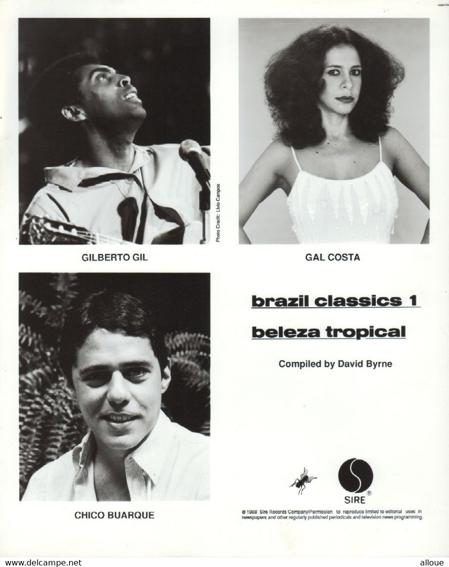 BRAZIL CLASSICS 1 BELEZA TROPICAL - GILBERTO GIL - GAL COSTA - CHICO BUARQUE - Photographs
