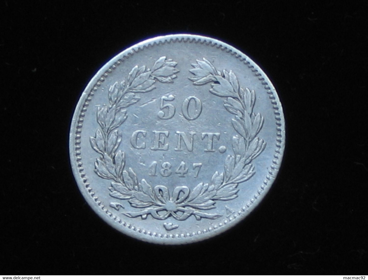 50 Centimes 1847 A Louis Philippe I - Roi Des Francais  **** EN ACHAT IMMEDIAT **** - 50 Centimes