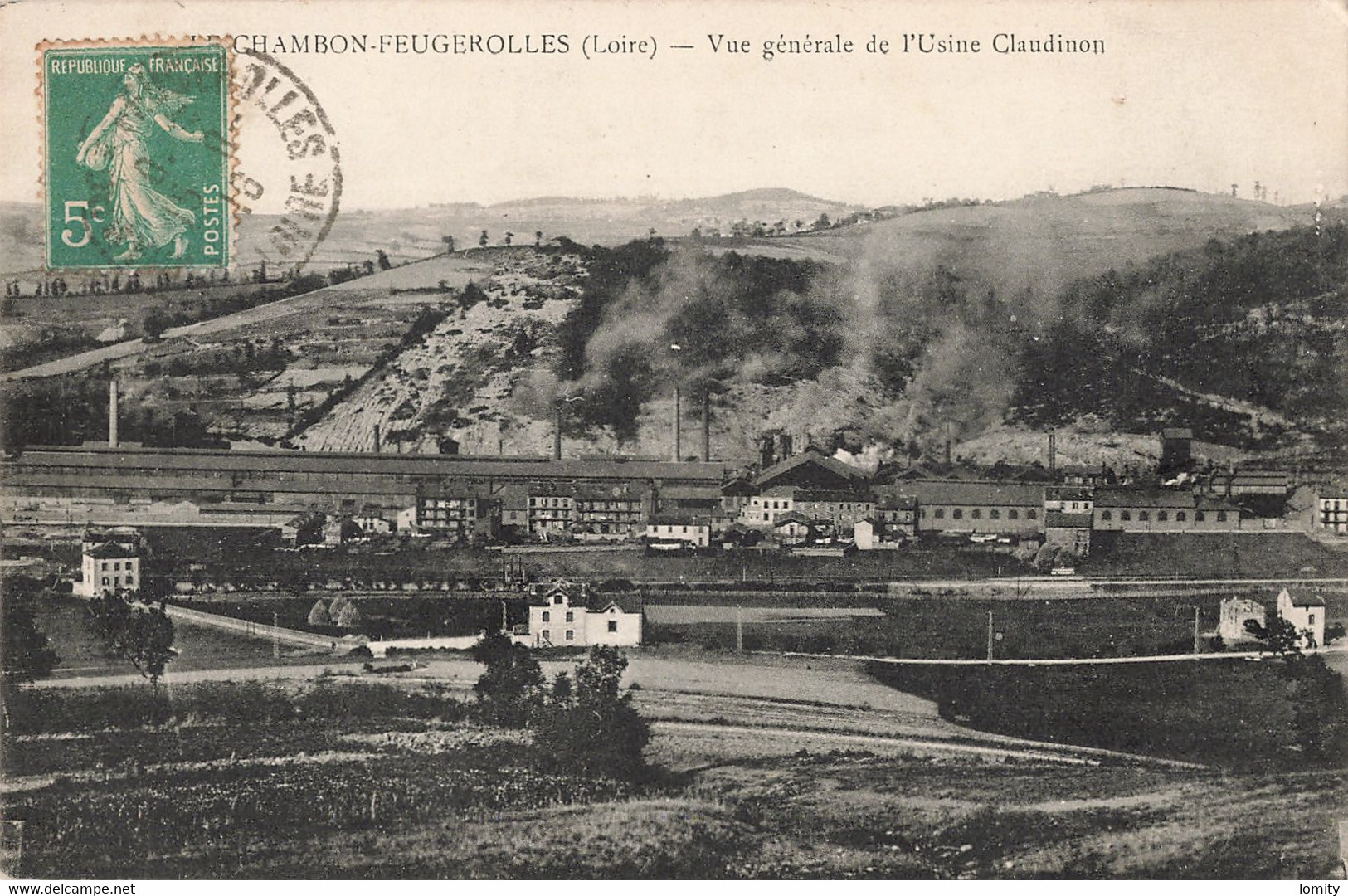 42 Le Chambon Feugerolles Vue Générale Usine Claudinon - Le Chambon Feugerolles